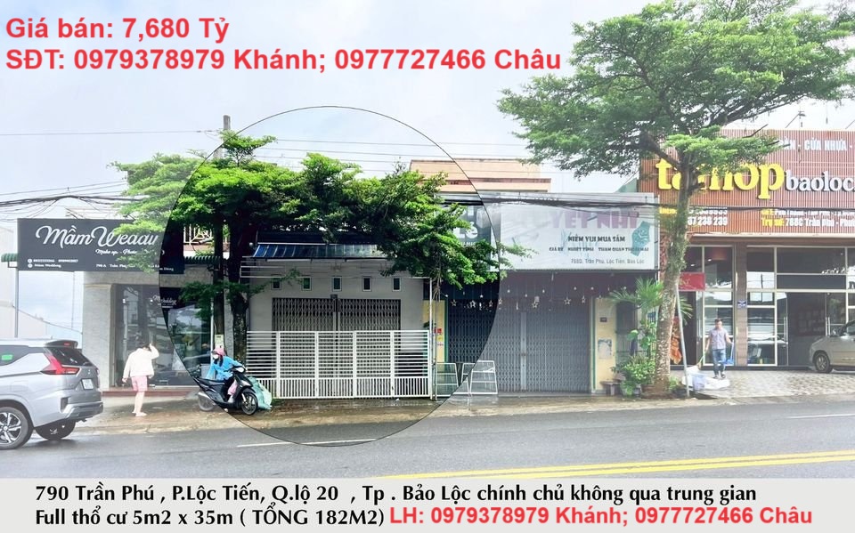CHÍNH CHỦ cần bán nhanh căn nhà 2 mặt tiền tại tp Bảo Lộc, hướng Đông Nam, vượng khí - Ảnh chính